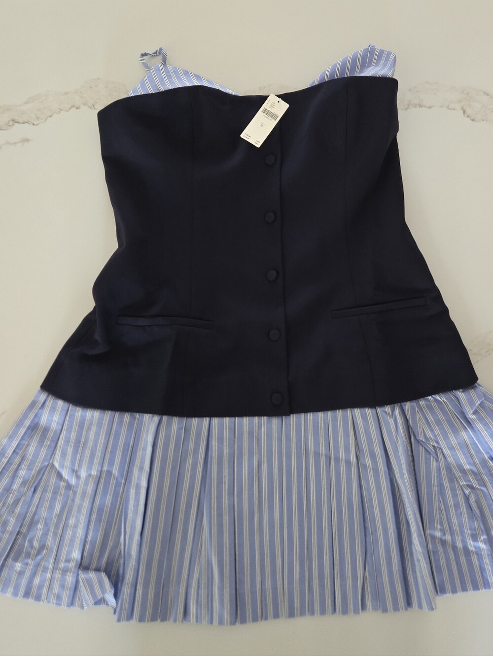 NWT Maeve Sleeveless Peekaboo Twofer Mini Dress - Picture 3 of 7